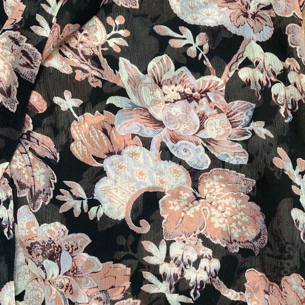 PAIGE Kirstie Silk Floral Blouse - Picture 8 of 10